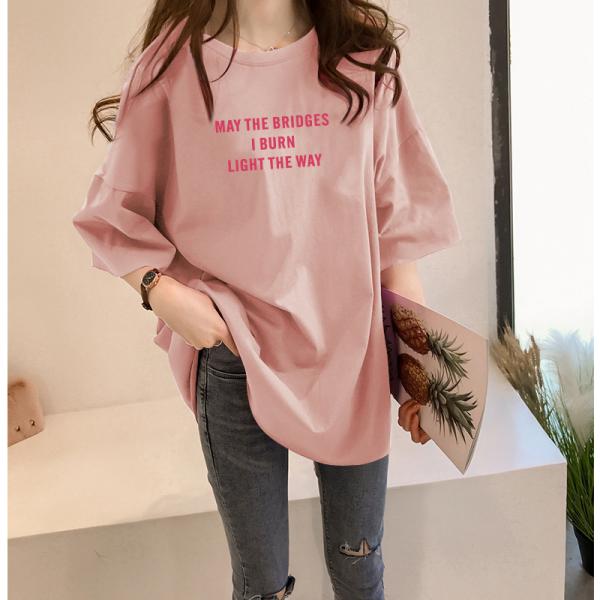 Tシャツ レディース 半袖 夏 ゆるい トップス 韓国ファッション Tシャツ レディース 半袖 夏 ゆるい トップス 韓国ファッション
