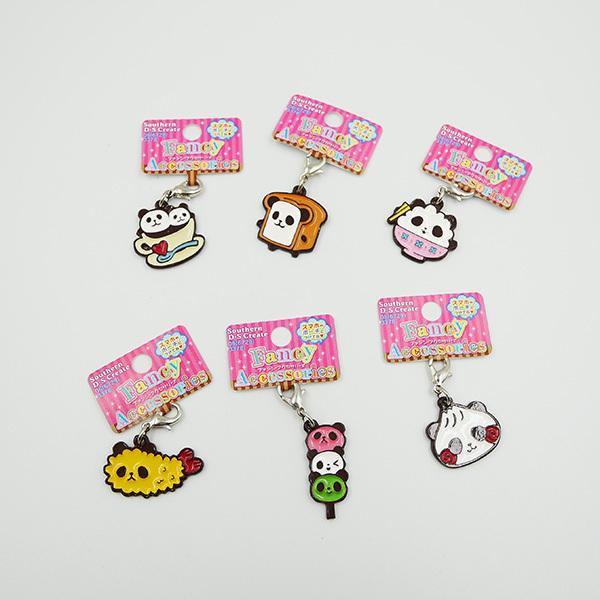 ファニーフレンズ パンダ チャーム キーホルダー 食パンダ パンダラテ