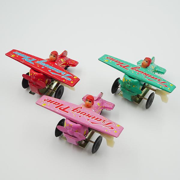 ブリキ おもちゃ 昭和レトロ 飛行機 traning plane 完成品 ブリキ おもちゃ 昭和レトロ 飛行機 traning plane 完成品