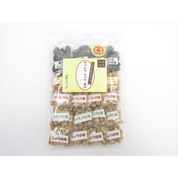 毎日食べたい納豆をもっと手軽に楽しんでいただけるよう、サクサクのスナックにしました。独自のフリーズドライ製法により、生の納豆の栄養はそのままに、風味もしっかり味わえます。黒大豆しょうゆ味、黄大豆しょうゆ味、ガーリック味、ナチュラル味、しょう...