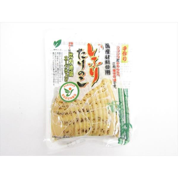 比内地鶏スープで仕上げています。香ばしく、シコシコとやわらかい新食感のうまさです。スライスしてあるので食べやすい。名称/総菜原材料名/孟宗竹（国産）、醤油、醗酵調味料、濃縮鶏ガラスープ、糖類（還元水飴、果糖、砂糖混合異性化液糖）、かつお節エ...