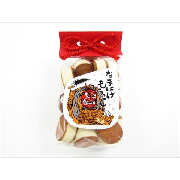 名物なまはげの面を型打ちした焼きもろこし。一口サイズのもろこしはちょっとした秋田のお土産にも最適です。名称/菓子原材料名/砂糖（国内製造）、小豆粉内容量/120g保存方法/直射日光、高温多湿を避け常温で保存してください。製造者/有限会社フジ...