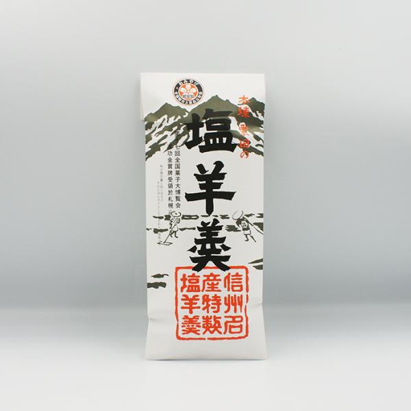 本煉 栗田の塩羊羹×10本（信州長野のお土産 お菓子 和菓子 おかし 塩羊かん 塩ようかん）