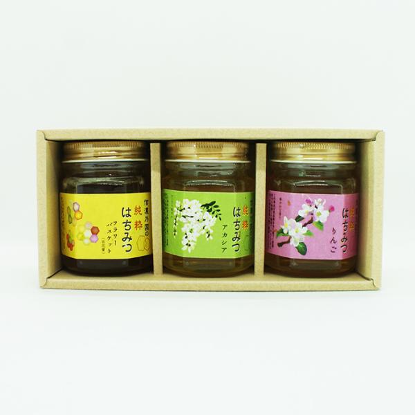 国産〈信州産〉天然はちみつ　新蜜【りんご】2【アカシア】8セット　各300g 20240205_set3_1200x1200.jpg?v=