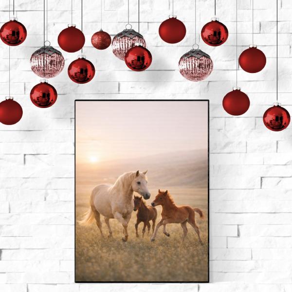 ポスター 馬 アート インテリア パネル キャンパス イラスト 抽象画