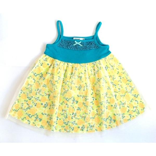 子供服 キッズ 女の子 ワンピース 花柄 チュール 重ね着 ミアメール Mia Mail 花柄フライスチュールワンピース エメラルドグリーン Buyee Buyee Japanese Proxy Service Buy From Japan Bot Online