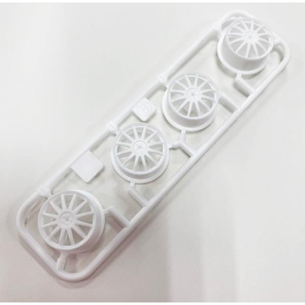 小径ローハイトホイール フィンタイプ 白