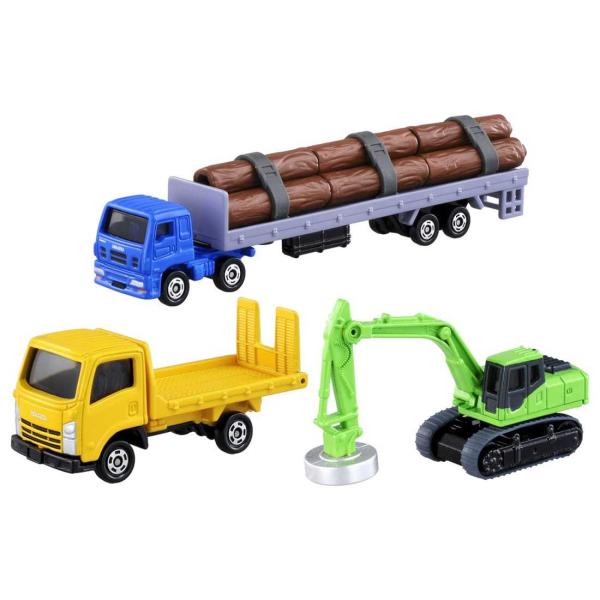 トミカギフトセット　くみかえ工事現場の工事現場のみ 中古即納】[MDL]トミカ くみかえ工事現場セット 完成品 ミニカー
