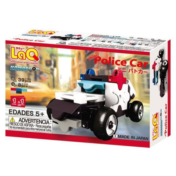LaQラキュー　ハマクロンコンストラクター　ミニパトカー　３９ピース　知育玩具　日本製パズルブロック