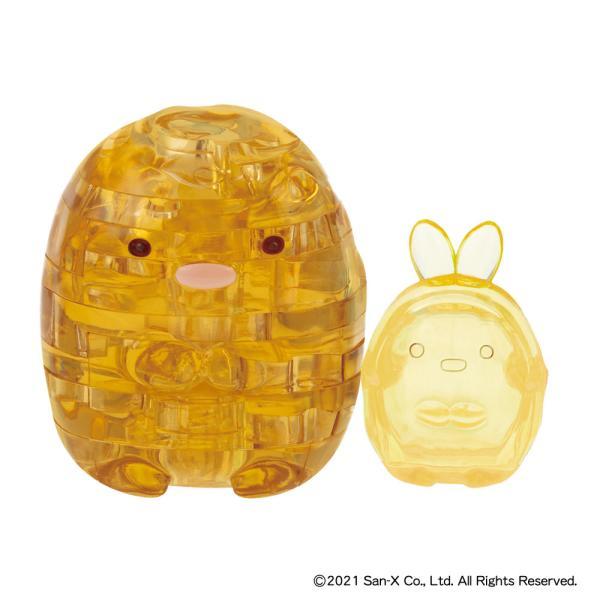 クリスタルパズル　すみっコぐらし とんかつ＆えびふらいのしっぽ　１７ピース　ビバリー　立体パズル　３Dパズル　インテリア