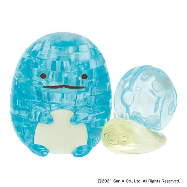 クリスタルパズル　すみっコぐらし とかげ＆にせつむり　２０ピース　ビバリー　立体パズル　３Dパズル　インテリア