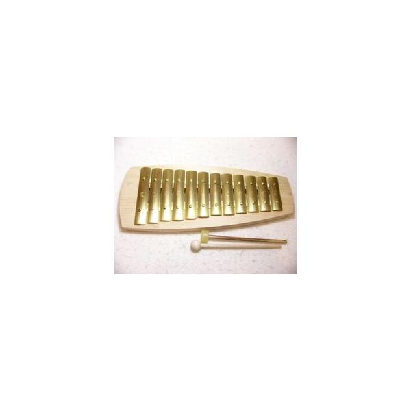 知育玩具 鉄琴 送料無料 アウリスグロッケン・ダイヤトニック12音