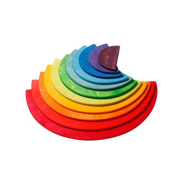 グリムス・半円盤・レインボー（Large Semicircles, rainbowcolours