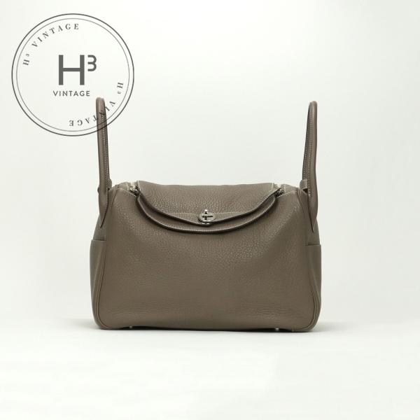 ✨Hermès　エルメス　バッグ　リンディ　34　トリヨンクレマンス　エトゥープ エルメス リンディ34 エトゥープ トリヨンクレマンス シルバー金具