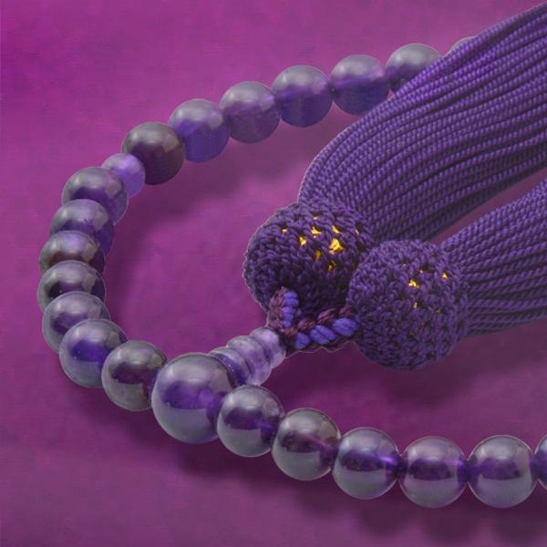 御念珠 縞紫丹念珠 数珠