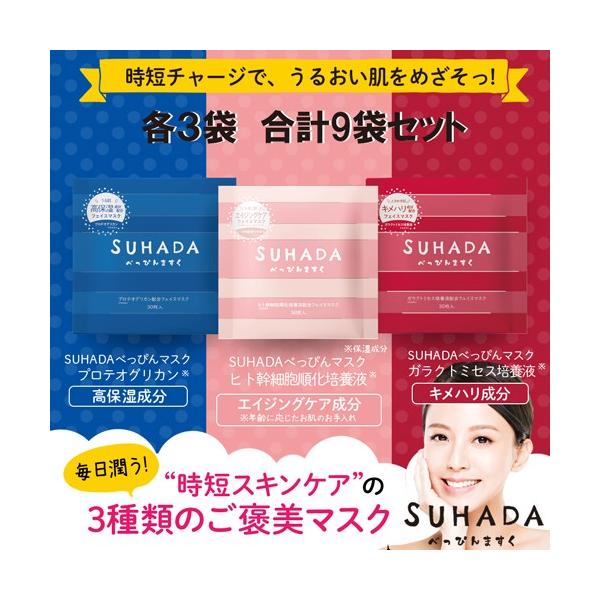 [Release date: March 11, 2020]３種の大人気美容成分をふんだんに配合したフェイスマスクですお得なセット。