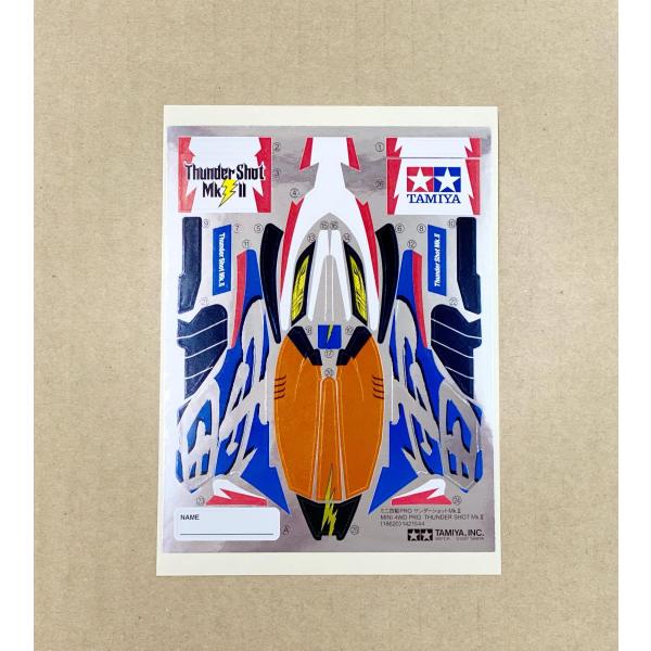 ミニ四駆 サンダーショットMk.II ステッカー ミニ四駆