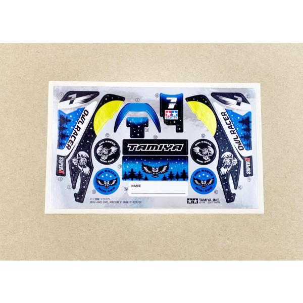 ミニ四駆 超巨大ステッカー6種希少♪