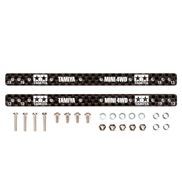 ミニ四駆 15497 HG 13・19mmローラー用 カーボンマルチ補強