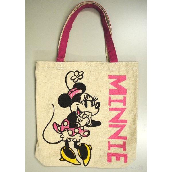 Disney ディズニー ミニー トートバッグ(K-7655 MN) : おもキャ Disney ディズニー ミニー トートバッグ(K-7655 MN) : おもキャ