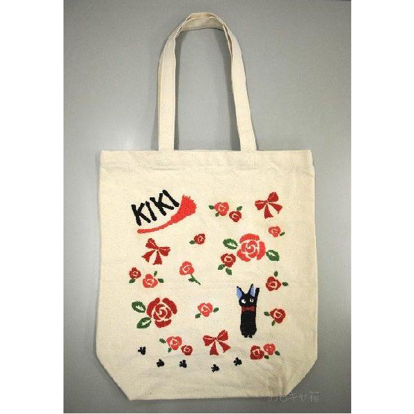 魔女の宅急便 刺繍トートバッグ ジジとローズ (TY046A) : おもキャ箱