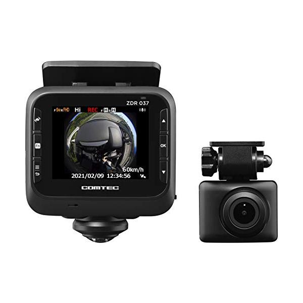 ドライブレコーダー ZDR037 360度全方位+リアカメラ搭載 800万画素