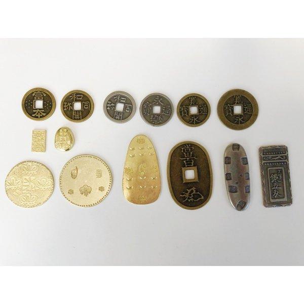和同開珎 富本銭 甲州金 慶長丁銀 明和五匁銀 甲州大判 寛永通宝