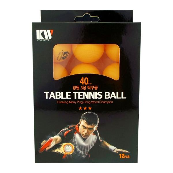 Kyungwon キョウォン 卓球 ボール スリースター セルロイド 40mm 1ダース 12個入 黄 ショップオモテナシ 通販 Yahoo ショッピング