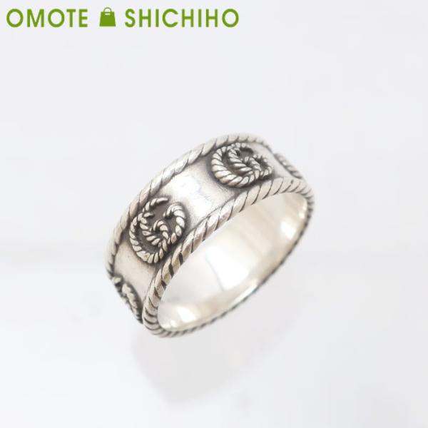 GG GUCCI グッチ 925 SV ダブルG ロゴ リング #23 スターリング