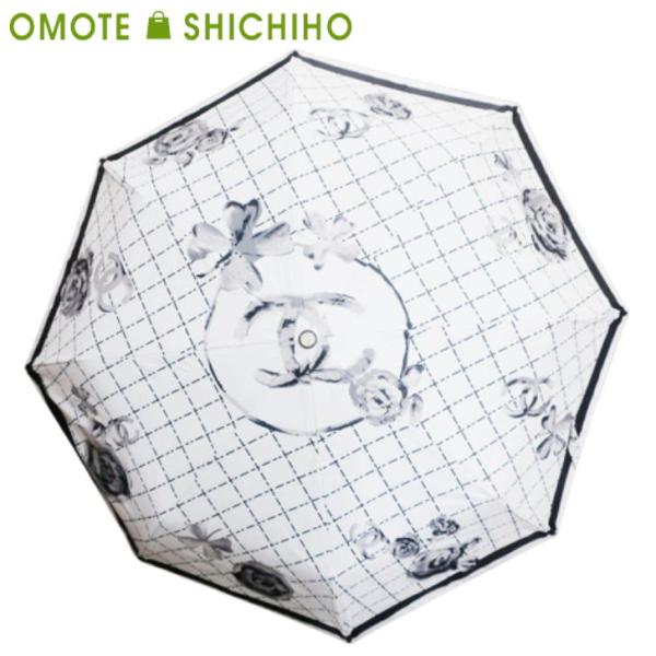 CAMELIA CHANEL シャネル カメリア 折りたたみ傘 かさ ナイロン