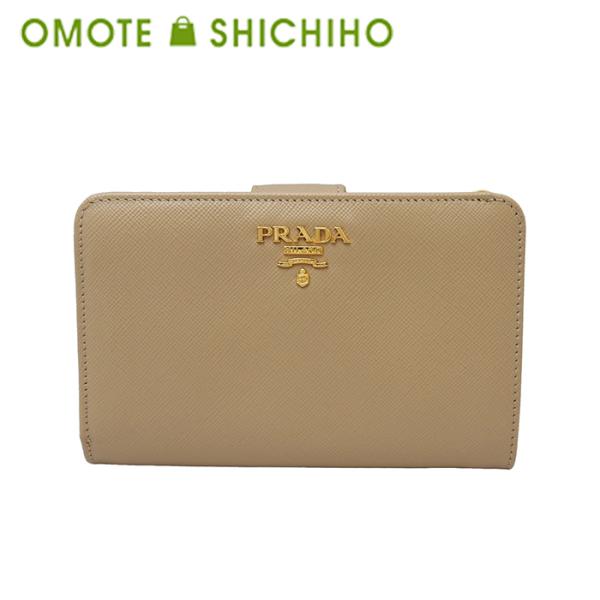 PRADA（プラダ） 【未使用品】 二つ折り 財布 コンパクト ウォレット