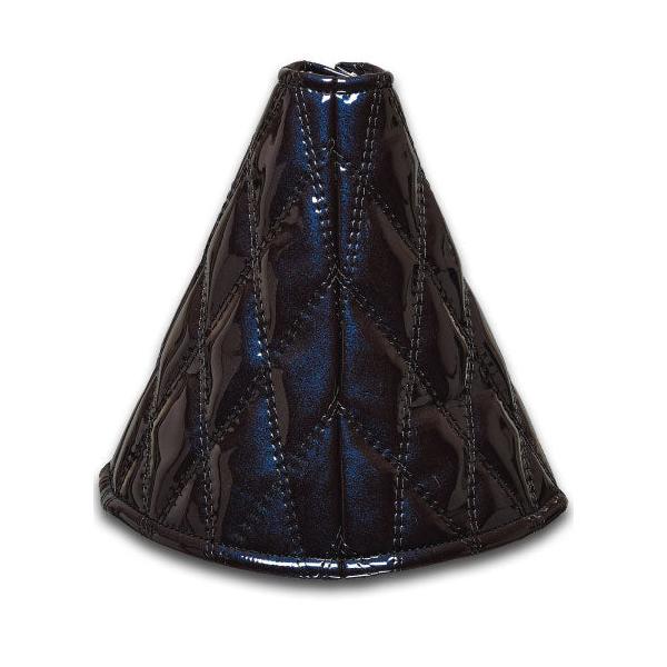 直送品 ジェットイノウエ モコモコシフトブーツカバー ダブルステッチ ロイヤルネイビーブルー 508118  ※代引・返品不可