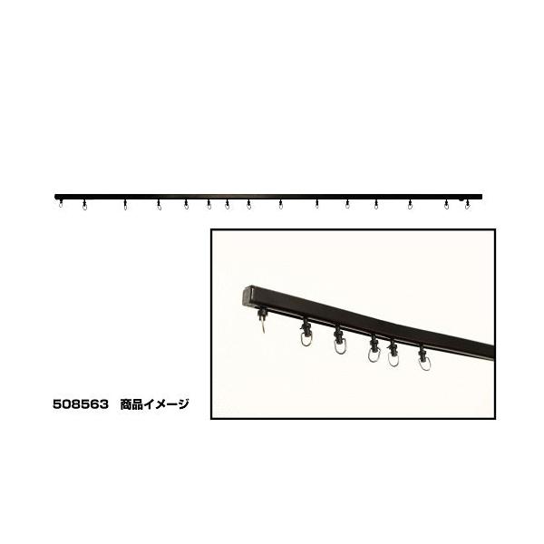 直送品 ジェットイノウエ アルミカーテンレール 600ｍｍ ＆ 800ｍｍ アルミカーテンレール/600L 508563  ※代引・返品不可