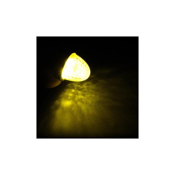 直送品 ジェットイノウエ LED ミニサイドマーカーランプ 零（ZERO）クリアレンズ イエロー 532742  ※代引・返品不可