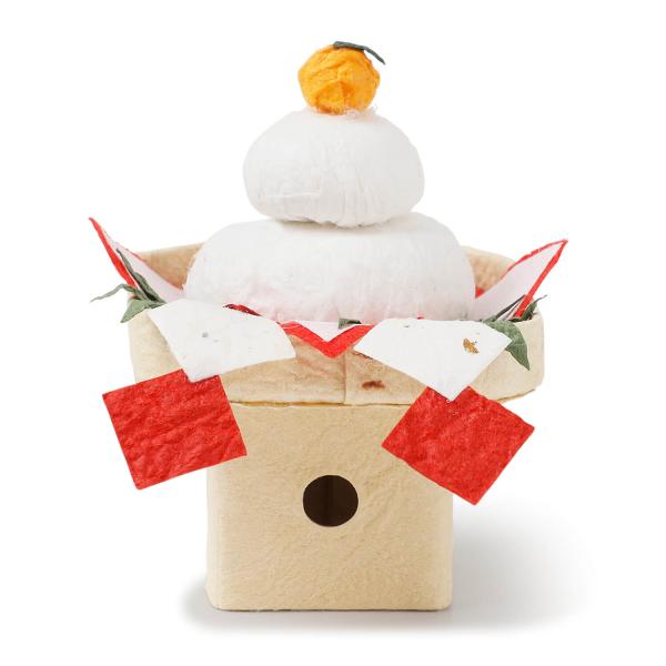 めでたや 鏡餅 置物 コンパクト ミニチュア お正月飾り めでたや遊び