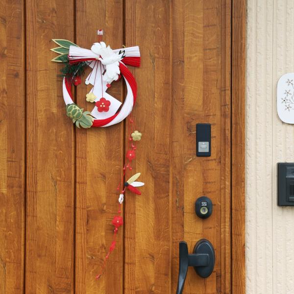 玄関飾り おしゃれ お正月 和紙 壁飾り 輪飾り 枝垂れ梅 和紙生活 通販 Yahoo ショッピング