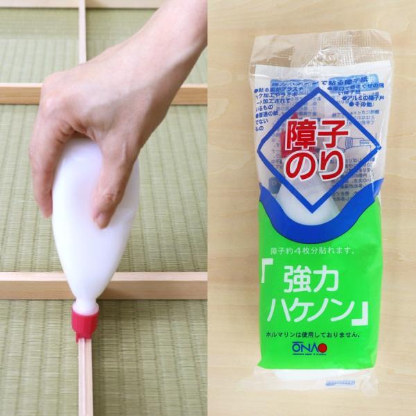 障子紙貼り替え簡単障子糊diy 接着補修建具障子の張り替えワンタッチ障子のり強力ハケノン150g 障子紙4枚分大直 代購幫