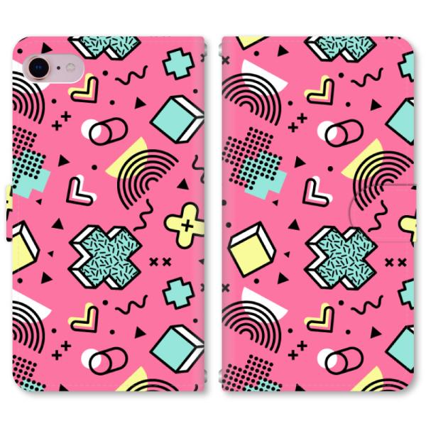 �X�}�z�P�[�X �蒠�^ iPhone17 iPhoneAir iPhoneSE��3���� iPhone8 AQUOS GooglePixel  Xperia Galaxy�ȂǑ��@�퐧��Ή� 7029_80's-90's���g�� �s���N