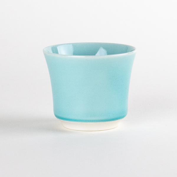 ぐい呑み おちょこ 有田焼 麻の葉（マリンブルー） 日本酒 酒器 陶器 日本製 晩酌