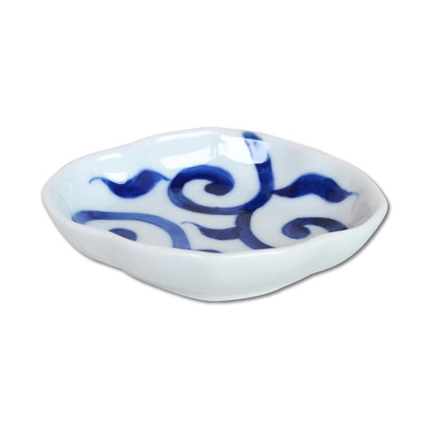 小皿 おしゃれ 和食器 有田焼 染付唐草 木甲豆皿