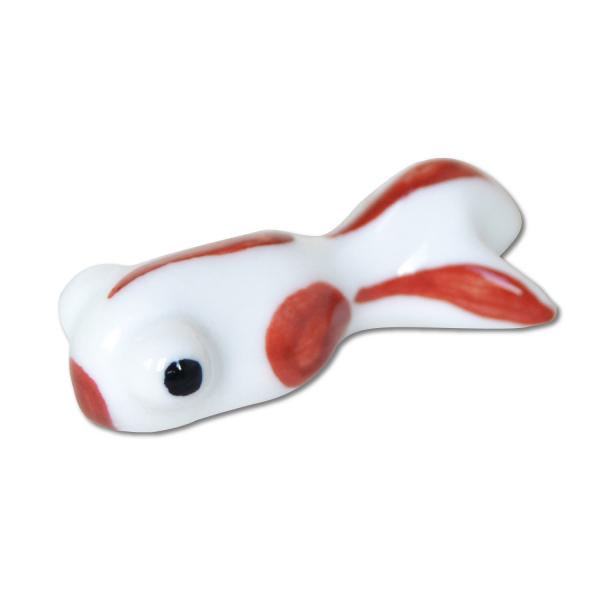 箸置き おしゃれ 陶器 有田焼 金魚（赤）