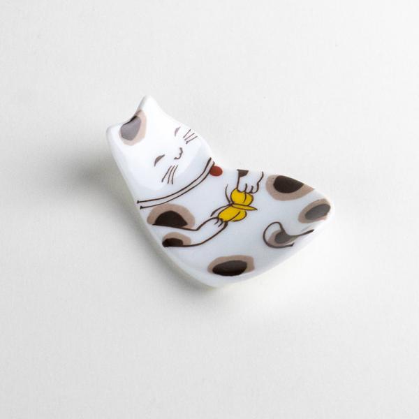 箸置き 有田焼 眠りネコ（蝶） 陶器 日本製 和食器 おしゃれ かわいい