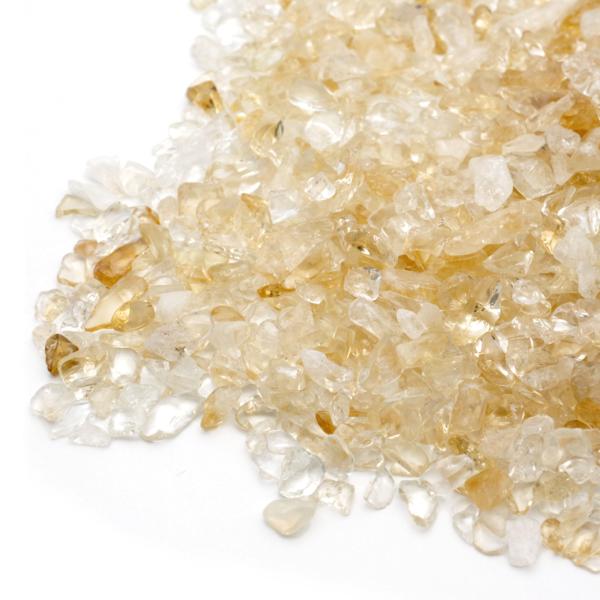 シトリン さざれ 小粒 100g 天然石 チップ レジン封入に 材料 パーツ 浄化 パワーストーン 黄水晶 Citrine 父の日 ギフト プレゼント 爆買