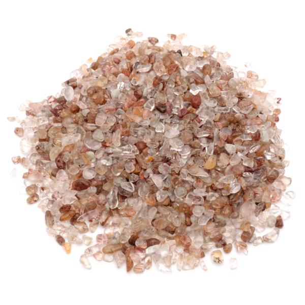 レジンやガラスドーム封入におすすめの穴なしさざれ。小瓶に入れてお部屋のインテリアなどにも。100g単位での販売となります。◆ブロンズカラー ルチルクォーツブロンズMIXルチルクォーツさざれです。アンティークブロンズカラーがシックで落ち着きが...