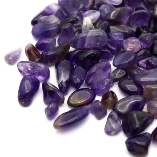 アメジスト さざれ 小粒 丸タイプ 濃紫 ブラジル産 100g 天然石 チップ レジン封入に 材料 パーツ 浄化 パワーストーン 紫水晶 Amethyst 爆買
