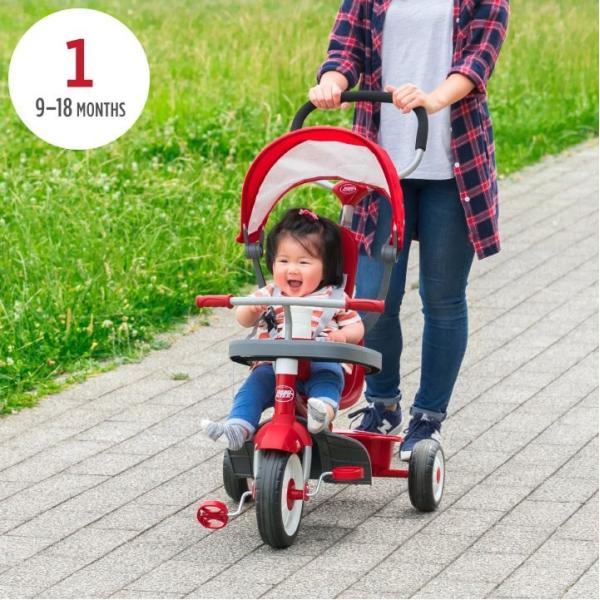 乗用玩具自転車自転車車体プッシュハンドルラジオフライヤー4 In 1 Radio Flyer 乗り物おもちゃトライクハンドル三輪車4 In 1 トライク481a 日よけ知育玩具正規代理店送料無料 Ys A Bargainprice 通販人気の