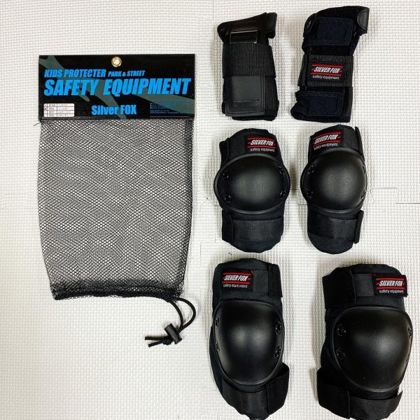 SILVER FOX 手首 肘 ヒザ 3点大人用プロテクター Mサイズ SILVER FOX 手首 肘 ヒザ 3点大人用プロテクター Mサイズ SILVER