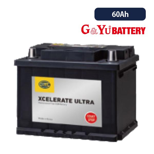 G&Yuバッテリー輸入車用バッテリーEFBシリーズ EFB L2 60Ah 20時間率