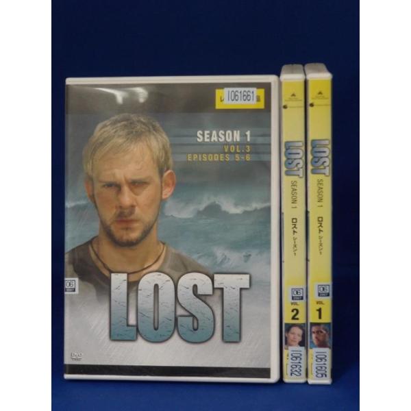 9600330【中古品DVD】LOST シーズン1 Vol.1〜Vol.3 全3巻セット 