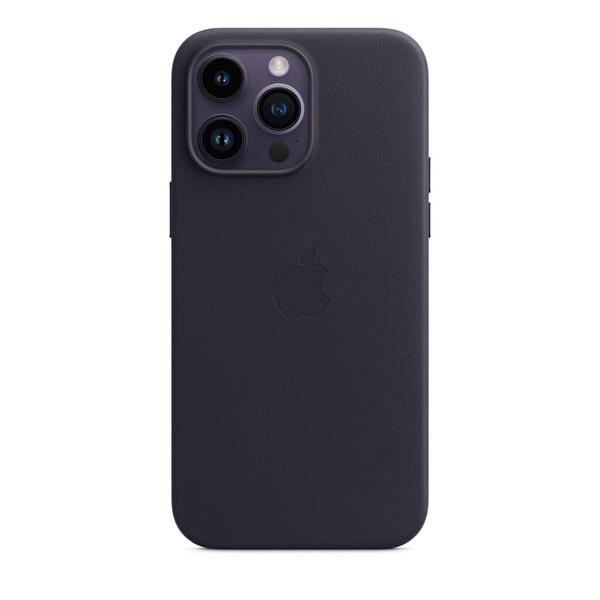 iphone14 pro max 純正レザーケース　MPPP3FE/A 色インク Apple iPhone 14 Pro Max レザーケース MagSafe対応 インク